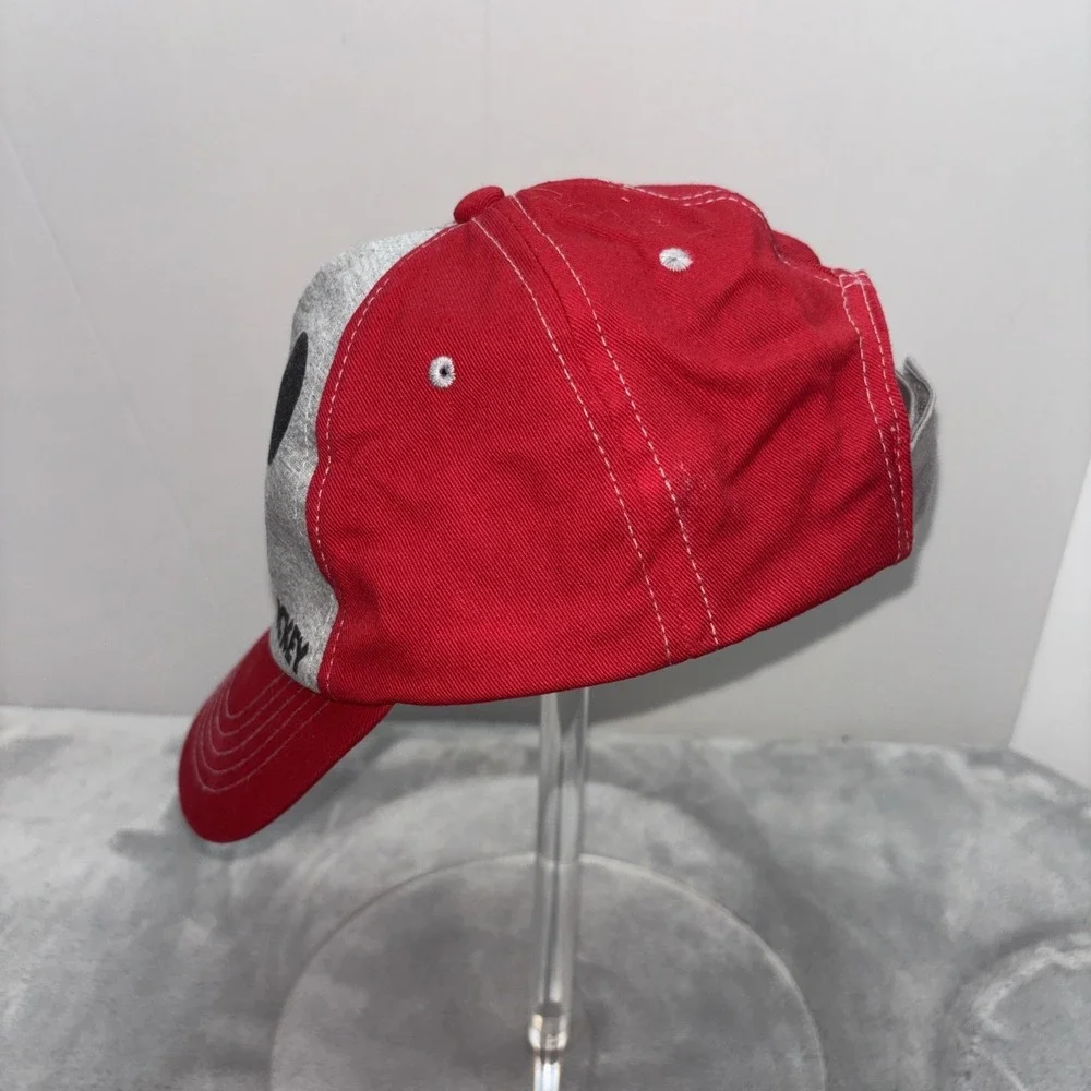 Kid's Disney Mickey Mouse Red Screen Print Tack Closure Baseball Cap